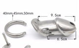 Steel Plated Chastity Device Cock Cage