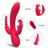 Rabbit Vibrator with Anal Beads