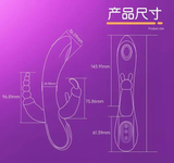 Rabbit Vibrator with Anal Beads