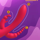 Rabbit Vibrator with Anal Beads