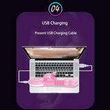 Mona Warming, Licking and Thrusting Rabbit Vibrator