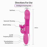 Mona Warming, Licking and Thrusting Rabbit Vibrator