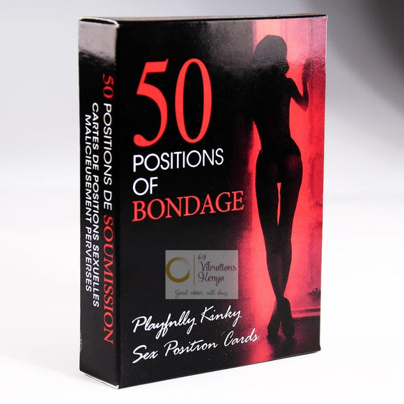 50 Positions of Bondage card game - 69 Vibrations Kenya50 Positions of Bondage card game