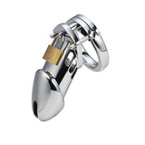 Steel Plated Chastity Device Cock Cage